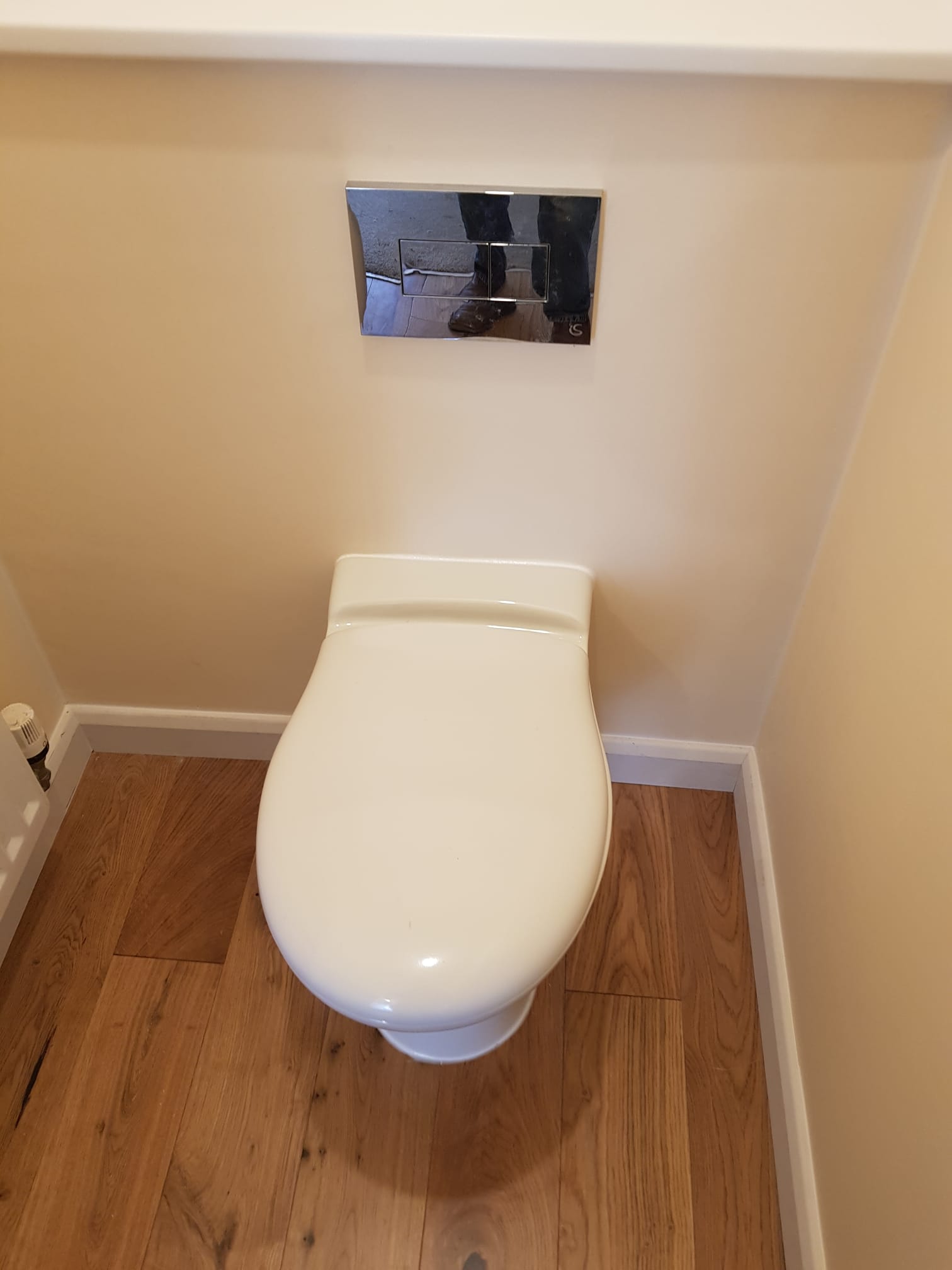 Toilet after installation